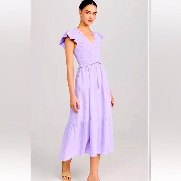 Tuckernuck O.P.T Phoebe Dress - lilac. S. NWT - Picture 4 of 7